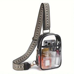Guitar Strap Transparent Cross Body